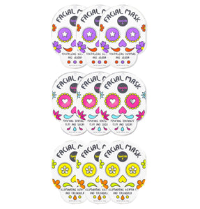Halloween Dia De Muertos Sheet Masks
