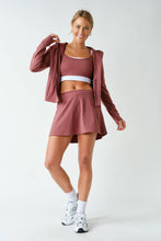 Load image into Gallery viewer, Rosewood Zip-Up Hooded Jacket