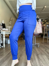 Load image into Gallery viewer, Royal Blue Pocketed Joggers