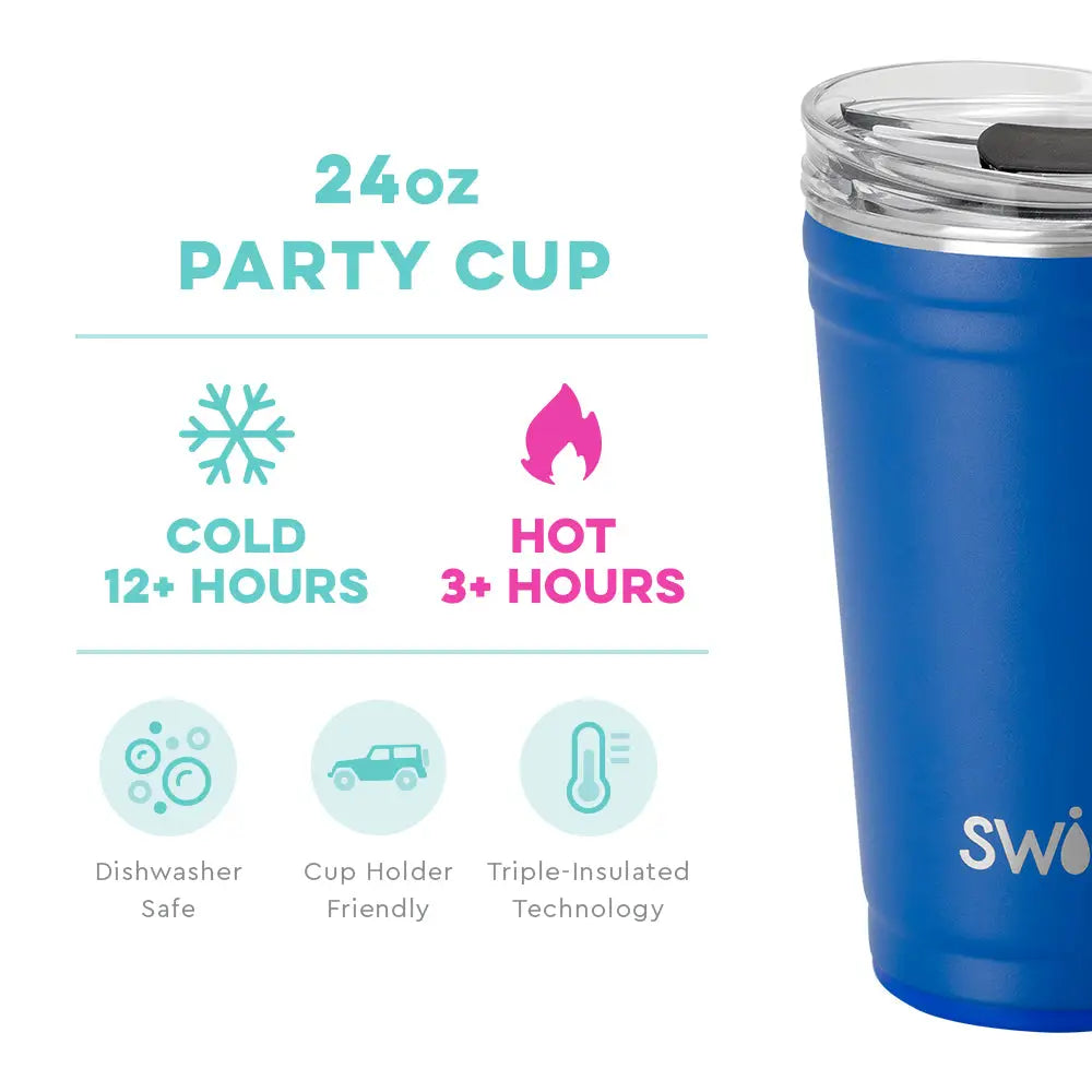 SWIG Royal Blue 24oz Party Cup