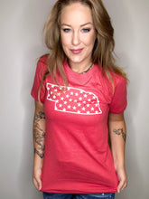 Load image into Gallery viewer, Red State Stars Graphic Tee