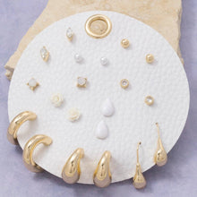 Load image into Gallery viewer, Gold Variety Style Earrings Set