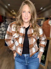 Load image into Gallery viewer, Terra Plaid Cropped Jacket