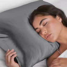 Load image into Gallery viewer, Satin Pillowcase Standard - Charcoal
