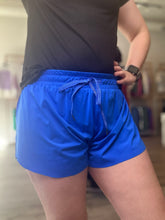 Load image into Gallery viewer, Royal Blue High Waist Knit Shorts