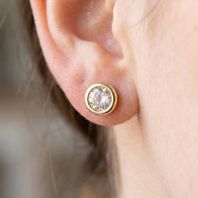 Load image into Gallery viewer, Gold Dipped Round Studs
