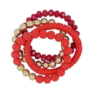 Gold Stretch Crystal Bracelets