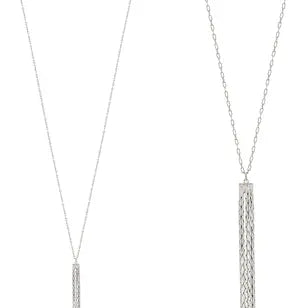 Multi Chain Tassel Necklace