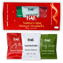 Load image into Gallery viewer, Santa's Spa Shower Steamers 6 Pack