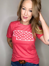 Load image into Gallery viewer, Red State Stars Graphic Tee