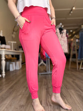 Load image into Gallery viewer, Pink Pocketed Joggers