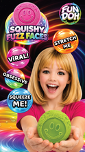 Load image into Gallery viewer, Fun Doh Fuzzy Face Squishy Toy