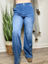 Load image into Gallery viewer, Denim Stretch Twill Pants