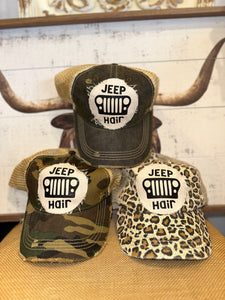 Jeep Hair Mesh Caps