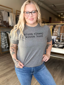 Kinda Classy Grey Tee