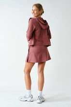 Load image into Gallery viewer, Rosewood Zip-Up Hooded Jacket