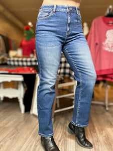 Dark Wash Blue Jeans