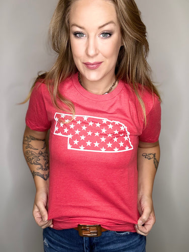 Red State Stars Graphic Tee