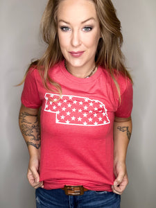 Red State Stars Graphic Tee