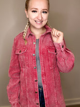 Load image into Gallery viewer, Burgundy Corduroy Button Down