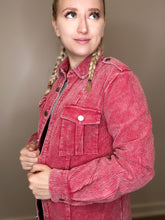 Load image into Gallery viewer, Burgundy Corduroy Button Down