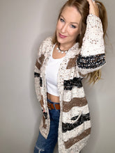 Load image into Gallery viewer, Coco Multi Stripe Pocket Cardigan