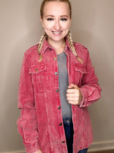 Load image into Gallery viewer, Burgundy Corduroy Button Down