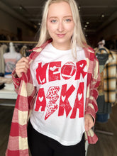 Load image into Gallery viewer, White State Football Crop Graphic Tee