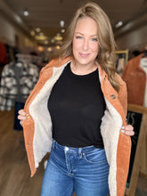 Load image into Gallery viewer, Spice Corduroy Sherpa Jacket