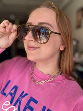 Load image into Gallery viewer, Rounded Aviator Sunglasses