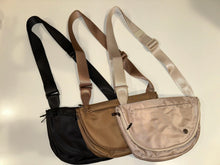 Load image into Gallery viewer, Tan Double Moon Belt Bag