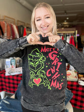 Load image into Gallery viewer, Merry Grinchmas Mineral Wash Sweatshirt