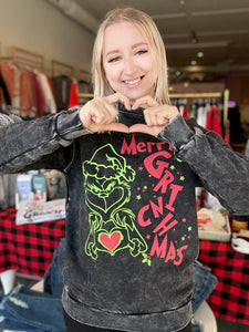 Merry Grinchmas Mineral Wash Sweatshirt