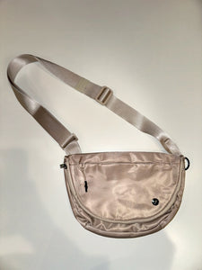 Tan Double Moon Belt Bag
