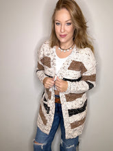 Load image into Gallery viewer, Coco Multi Stripe Pocket Cardigan