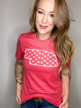 Load image into Gallery viewer, Red State Stars Graphic Tee