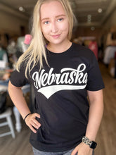 Load image into Gallery viewer, State Scripted Black Tee
