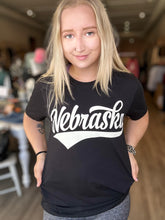 Load image into Gallery viewer, State Scripted Black Tee