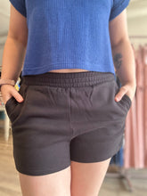 Load image into Gallery viewer, Black Fleece Shorts