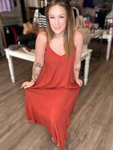 Rust Cami Dress