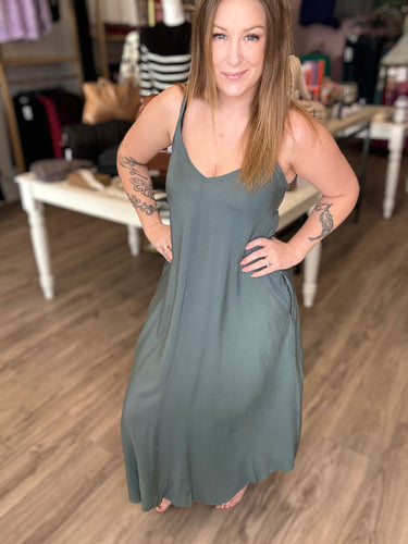 Vintage Jade Cami Dress
