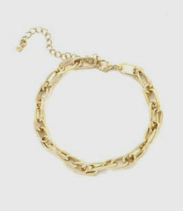 Gold Multi Chain Link Bracelet