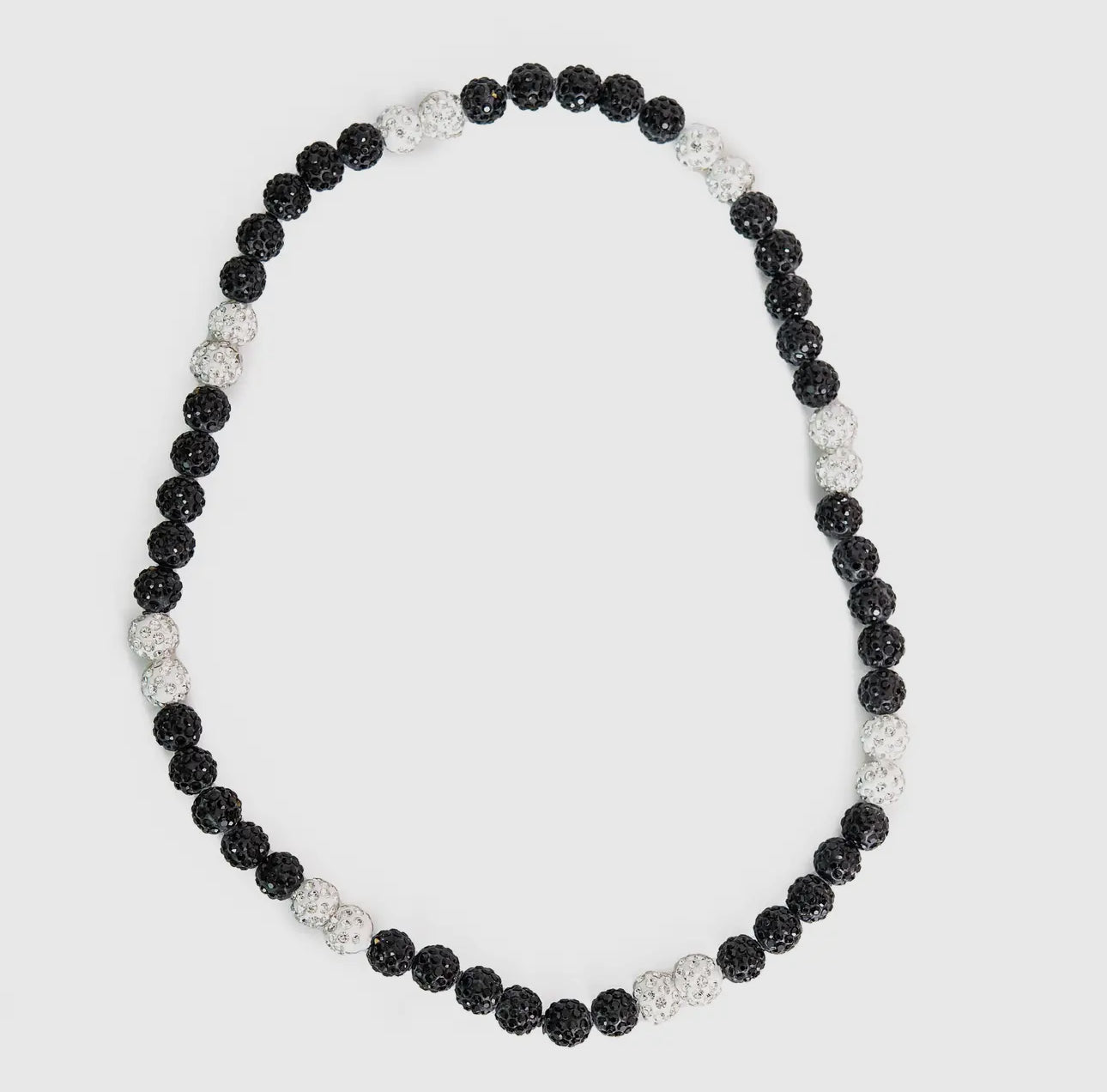 Black & White Bling Sports Necklace