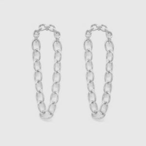 Silver Chain Earrings