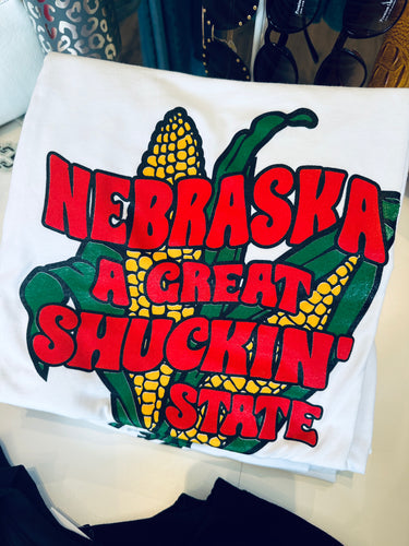 Great Shuckin' State Graphic Tee