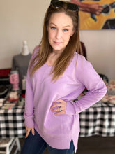 Load image into Gallery viewer, Lotus V-Neck Long Sleeve Top