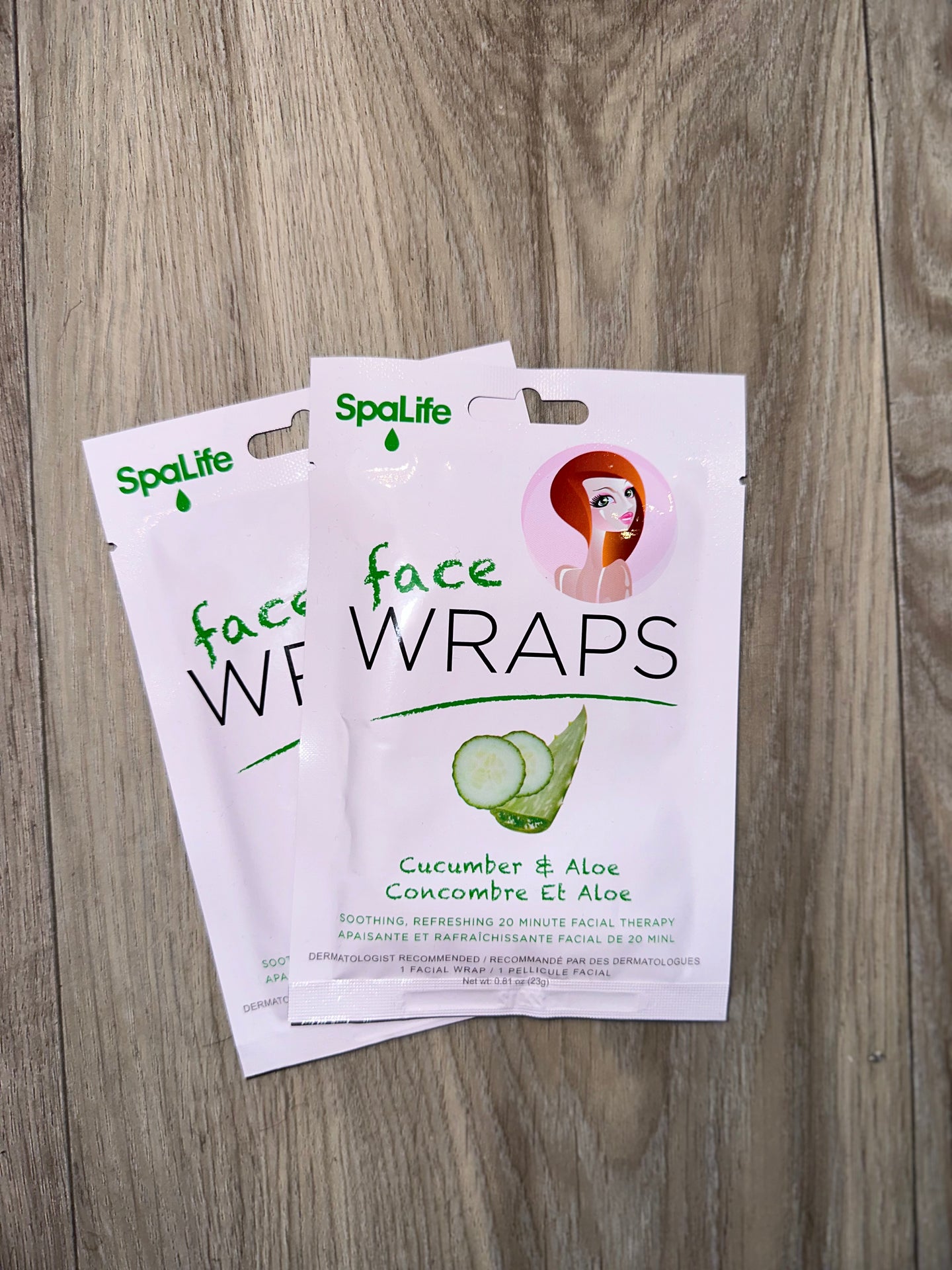 Cucumber & Aloe Face Wraps