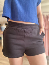 Load image into Gallery viewer, Black Fleece Shorts
