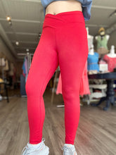 Load image into Gallery viewer, Red Cross Waist Leggings