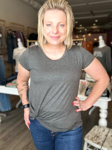 Charcoal Perfect Short Sleeve Tee